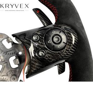 Volante de Fibra de Carbono Personalizado Kryvex para <span class=keywords><strong>Mini</strong></span> F54 F55 F56 F57 F60 JCW John Cooper Works Cooper S Hardtop Clubman <span class=keywords><strong>Countryman</strong></span> - Product Image 3