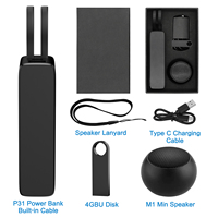Cadeau d'entreprise personnalisé avec logo, haut-parleur Bluetooth, clés USB, batterie externe, coffret cadeau promotionnel de luxe personnalisé