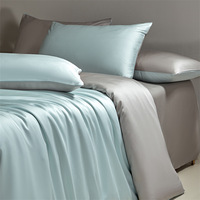 Parure de lit en acrylique trois pièces, housse de couette double, ensemble de literie haut de gamme quatre pièces, teinture réactive, tricoté, poids lourd