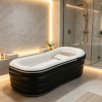 Baignoire gonflable portable en PVC pour adultes, vente chaude en usine, à bas prix