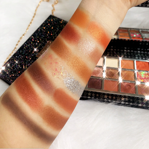 Non Poudre volante Mat Miroitement Paillettes Cosmétiques Palette D'ombre À Paupières de marque Privée - Product Image 2