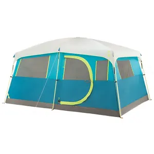 कस्टम अमेज़न ebay अच्छी तरह से बेचता आउटडोर बंधनेवाला निविड़ अंधकार 6-8 व्यक्ति निर्माता पॉप अप ध्यान तम्बू में रहने वाले डेरा डाले हुए तम्बू