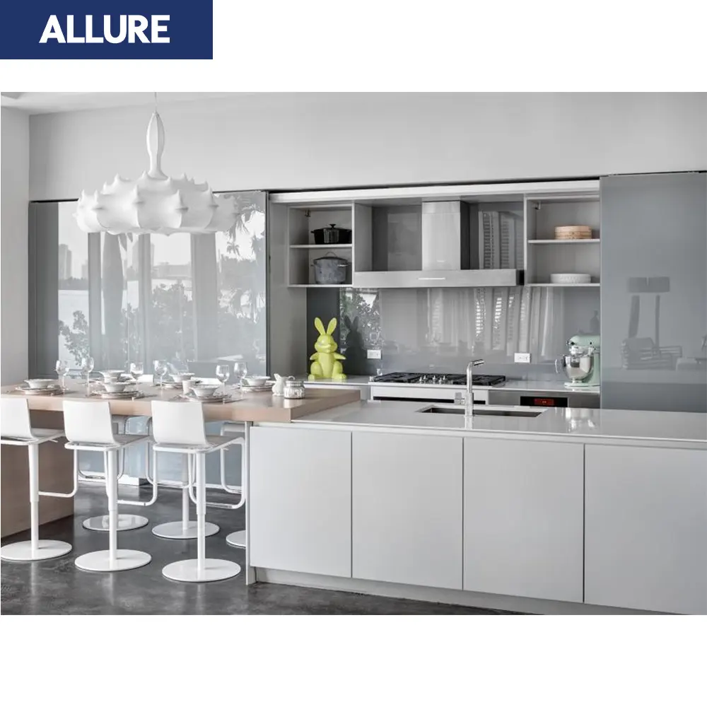 Allure Modern Style Engineering Corner Decoration Cabinets Kitchen Online Designs Photo