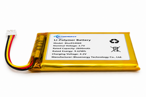 แบตเตอรี่ลิเธียมโพลิเมอร์ 3.7V 2600mAh รุ่น 954060 แบบชาร์จได้ สำหรับเครื่องติดตาม GPS อุปกรณ์อัจฉริยะ และอุปกรณ์การแพทย์ - Product Image 3