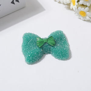 Ciondoli a Forma <span class=keywords><strong>di</strong></span> Orsetto con Fiocco in Resina 3D, Cristalli <span class=keywords><strong>di</strong></span> <span class=keywords><strong>Zucchero</strong></span>, per Decorazione Fai-da-Te <span class=keywords><strong>di</strong></span> Custodie per Telefoni e Accessori per Capelli - Product Image 4