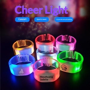 Bracelet lumineux LED rétractable avec télécommande ABS pour festival de musique Wolf News, 15 couleurs, pour événements et tombolas - Product Image 3