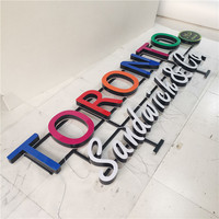 Tablero de logotipo de tienda al aire libre, letrero electrónico acrílico de canal 3D iluminado personalizado, letrero de letra con luz Led
