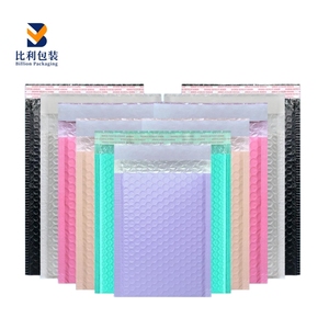 Eco-Friendly Poly <strong>Bubble</strong> <strong>Mailers</strong>-<strong>2</strong> Mil Thickness Padded Strong Adhesive Tear-Resistant Customizable Sizes for Clothes Mailing - Product Image 5
