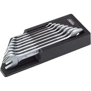 HAZET-450N/8RS Jeu de clés à fourche double métrique (8 pièces) -Clés ouvertes EAN 4000896020867 - Product Image 1