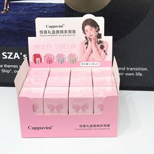 Cappuvini coffret cadeau forme rouge à lèvres boue longue durée lisse multi-usage velours mat lèvre et joue teinte tache maquillage - Product Image 6