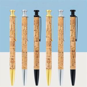 Stylo bille en métal personnalisé de haute qualité avec logo, instrument d'écriture professionnel à motif bois, valeur promotionnelle pour la publicité - Product Image 4