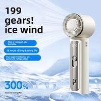 Nouveau modèle 2026 – Ventilateur portable à refroidissement semi-conducteur, rechargeable par USB, pliable, haute vitesse, mini-moteur sans balais pour extérieur