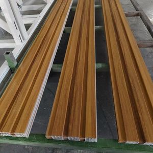 Panel <span class=keywords><strong>de</strong></span> Pared Ranurado WPC Ecológico e Ignífugo <span class=keywords><strong>para</strong></span> <span class=keywords><strong>Interiores</strong></span>, <span class=keywords><strong>Revestimiento</strong></span> Decorativo <span class=keywords><strong>de</strong></span> Tablero Compuesto <span class=keywords><strong>de</strong></span> Madera y Plástico con Diseño 3D <span class=keywords><strong>para</strong></span> Hoteles - Product Image 2