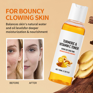 Tonique à la curcumine et à la vitamine C, 100 ml, soin du <span class=keywords><strong>visage</strong></span>, vente chaude, unifie le teint, rehausse l'éclat naturel - Product Image 6