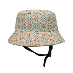 Chapeau Bob de Surf Imperméable Personnalisé Premium avec Imprimé Floral Recyclé, Sangle Mentonnière Ajustable et Poche Intérieure pour Activités de Plein Air Unisexe - Product Image 2