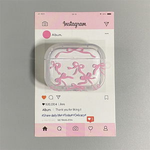 Couverture d'écouteur d'arc rose de nouveau style pour <span class=keywords><strong>Airpods</strong></span> 1 <span class=keywords><strong>2</strong></span> Pro 2nd Gen 4-accessoire en gros bon marché pour étui <span class=keywords><strong>Airpods</strong></span> - Product Image 2