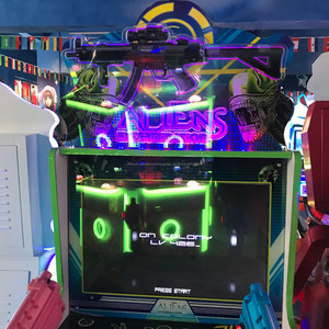 Vente chaude drôle vidéo électronique enfants extraterrestres machine de jeu de tir pour deux joueurs - Product Image 5