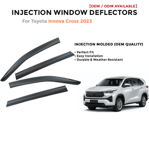 Déflecteurs de fenêtre latérale pare-pluie pour Toyota LC200 2008-2019 accessoires auto - Product Image 2