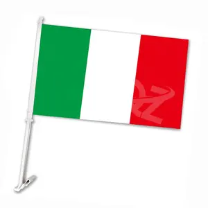 Spanje Italië Portugal Mexico Colombia Argentinië Puerto Rico Alle Nationale Auto Vlaggen Met Clips En Vlaggenmasten