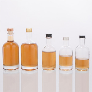 Botella de whisky con tapa de tornillo, botella de vidrio de pedernal de 375ml y 12,7 oz - Product Image 6