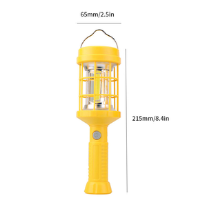 Portable COB LED Camping <b>Lantern</b> Rechargeable Handheld Flashlight with Hanging Hook for Outdoor Hiking Fishing Emergency - Product Image 2