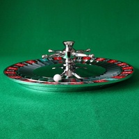 Roulette de casino professionnelle de 18 pouces de diamètre en ABS pour jeu de table à domicile – Vente chaude