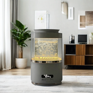 Humidificador de niebla caliente eléctrico estilo coreano 3L dispositivo humidificador desinfectante hogar Hotel 24 horas vidrio dormitorio único - Product Image 4