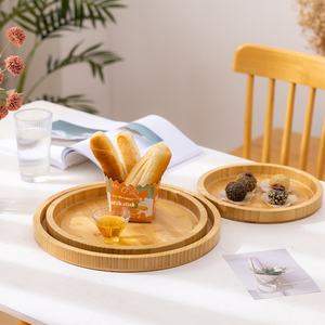 Piatto Moderno in Bambù per Snack Giapponesi, Pane, Frutta e Bistecche - Product Image 2