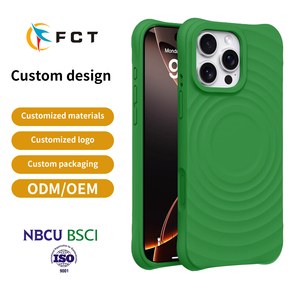 Fct Chất Lỏng Silicone Từ Trường Hợp Điện Thoại Cho iPhone 17 Không Khí 13 11 14 12 15 16 Pro Max Mềm Không Dây Sạc Sóng Bìa - Product Image 1