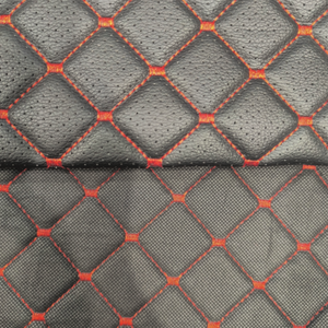 Moda carro Interior Bordado Acolchoado Couro De PVC Com Espuma Sofá Assento De Carro 3D Cobrindo Qualquer Projeto Pode Ser Fazer Amostra Grátis - Product Image 4
