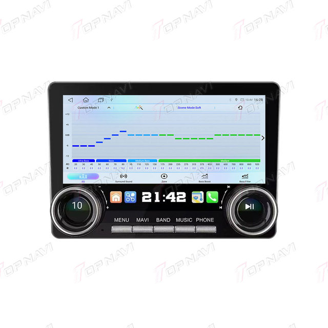 Full Metal Body 4755 8 Core UIS8581A 1.6Ghz Android 13 4G SIM Slot 10.1 Inch Two Knob Android Host Gps Car Stereo with Fan
