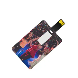 Full Color Printing 8gb Plastic 32gb 64gb Usb Stick Pendrive 16gb Credit Card Usb Flash Drive
