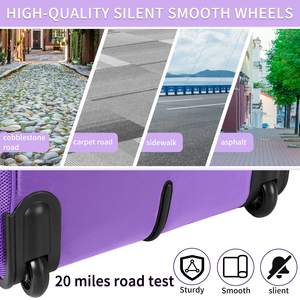 โรงงานกระเป๋าคอมพิวเตอร์ค้างคืนสําหรับการเดินทางทํางานกระเป๋าแล็ปท็อปกลิ้งพร้อมกระเป๋าเอกสารกลิ้งล้อสําหรับผู้หญิง - Product Image 5