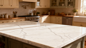 Muestra Gratuita de Losas Grandes de Cuarzo Artificial Vietnamita 100% Blanco Estatuario - Diseño Moderno para Baño, Cocina y Uso Hospitalario - Product Image 2