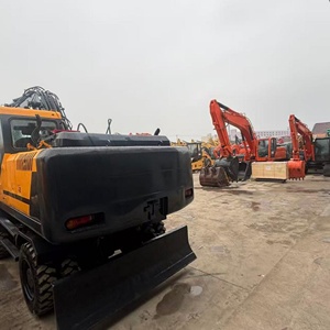 Excavadora de Ruedas HYUNDAI 210W-9 Amarilla de 22 Toneladas con Capacidad de Cucharón de 1.7m, Cucharón de Excavación, Motor, PLC, Caja de Cambios y Componentes Principales - Product Image 6
