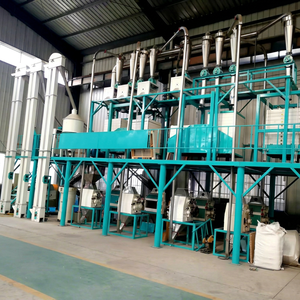 Full Process <b>Wheat</b> Maize Flour Milling Production Line Corn <b>Wheat</b> Cleaning Degerming Milling <b>Packing</b> Mill Line - Product Image 1