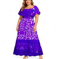 Robes imprimées style Hawaïen et Polynésien, motif gâteau à étages, tendance, pour femmes, personnalisables, style plage, tie-dye, vente chaude