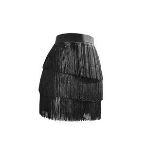 Tende in <span class=keywords><strong>pizzo</strong></span> con nappe in poliestere Jiay per danza latina, accessori per abbigliamento etnico - Product Image 3