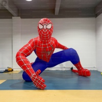 Modèle gonflable publicitaire Spiderman héros araignée pour promotion d'activités commerciales en extérieur