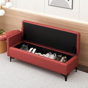 <span class=keywords><strong>Banc</strong></span> <span class=keywords><strong>de</strong></span> fin <span class=keywords><strong>de</strong></span> lit <span class=keywords><strong>de</strong></span> luxe moderne, tabouret rectangulaire rembourré pour <span class=keywords><strong>chambre</strong></span> à coucher, repose-pieds ottoman avec pieds en métal pour hôtel et appartement - Product Image 3