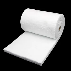 Low Thermal Conductivity 128 kg / m 3 Bio soluble ceramic fiber roll blanket