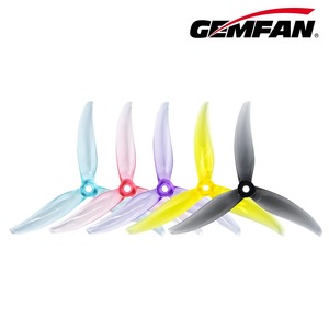 Elica Gemfan 51366 MCK ReV3 PC di Alta Qualità, 3 Pale, <span class=keywords><strong>2</strong></span> Paia, Ricambi per Droni, Passo <span class=keywords><strong>5</strong></span>.1" <span class=keywords><strong>2</strong></span>.8", per Motori 2207/2306 - Product Image 1