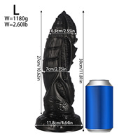 Dildo de Silicona Líquida con Forma de Pene de Caballo Simulado, Enorme, para Masturbación Masculina/Femenina, Masaje, Expansión Vaginal Alternativa, SM