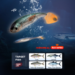 HONOREAL Personalizado V caudas Isca Macia Sea Bass <span class=keywords><strong>Swimbait</strong></span> Peixe Isca Macia Isca Isca De Pesca Bionic Soft <span class=keywords><strong>Fishing</strong></span> Lures - Product Image 3