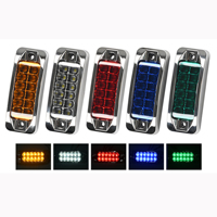 Feux de gabarit universels 12V 24V pour camions et remorques, feux latéraux à intensité variable (phares de croisement/route) et clignotants de signalisation pour véhicules lourds