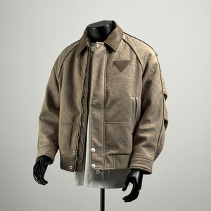 Giacca Invernale da Lavoro di Alta Qualità con Logo Personalizzato, Design Colorblock, Collo a Risvolto, per Uomo, Cappotto Ampio con 90% Piumino d'Oca <span class=keywords><strong>Bianco</strong></span> - Product Image 1