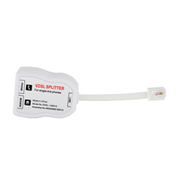 Divisor de Señal Telefónica RJ11 ADSL, Filtro para Módem de Voz, Teléfono