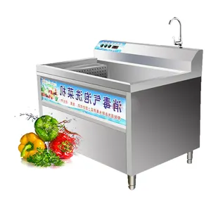 Industrial Fruit Ice Water Hash Washing Machine Bubble