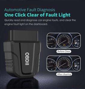 Nouveau scanner de diagnostic automobile OBD2 ELM327 V011 avec lecteur de code, compatible universel <span class=keywords><strong>25K80</strong></span> BT5.4 12V, garantie 12 mois - Product Image 2