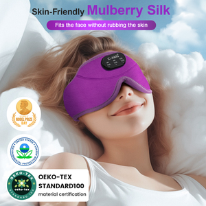 Antifaz Portátil con Bluetooth 5.4, Ruido Blanco Integrado y Música Suave, Bloqueador de Luz <span class=keywords><strong>para</strong></span> Viajes y Relajación Diaria - Product Image 4